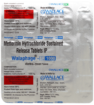Walaphage Sr 1000 Tablet 15